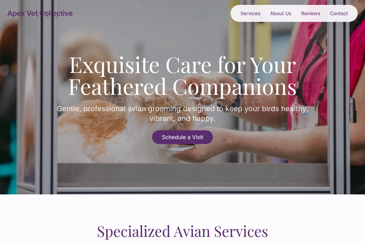 Avian Pet Grooming